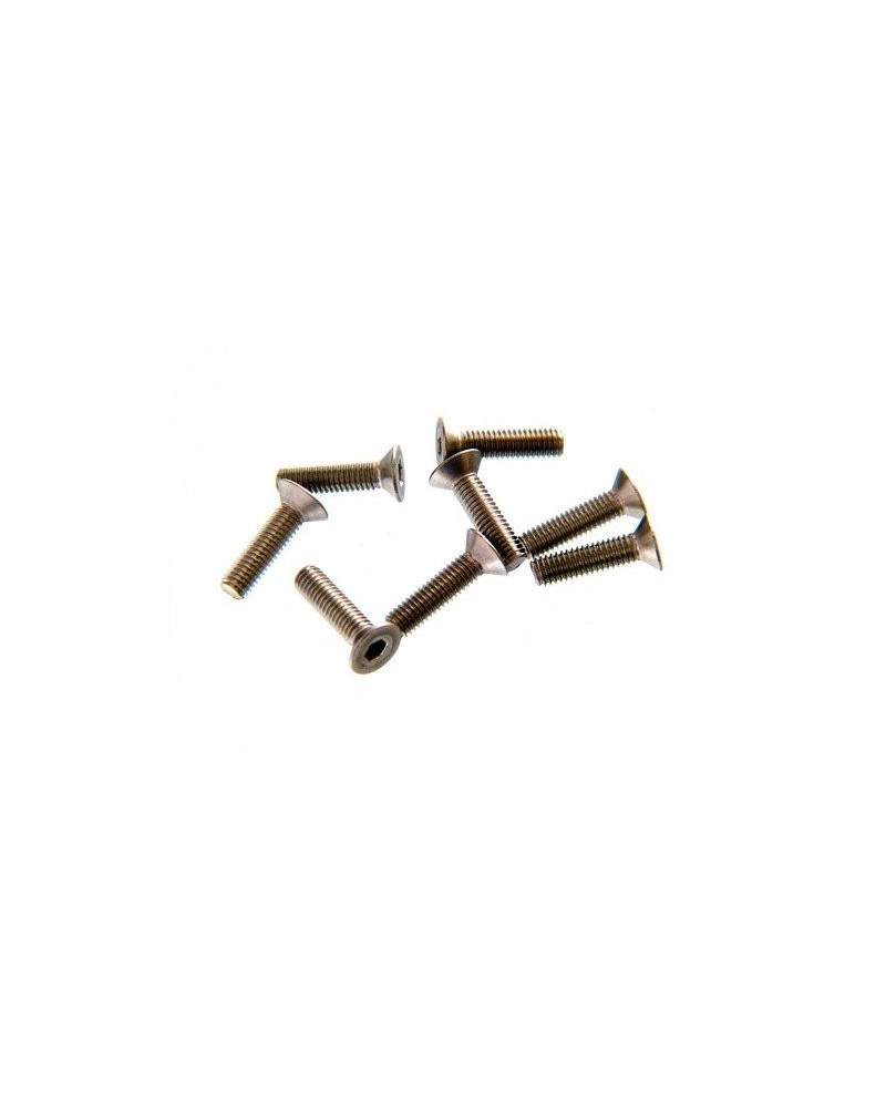 TORNILLO M3X12 TITANIO AVELLANADO (8u) MUGEN