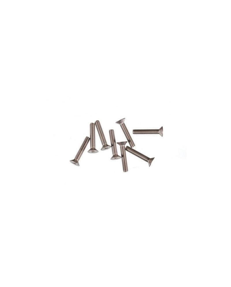 TORNILLO M3X16 TITANIO AVELLANADO (4u) MUGEN