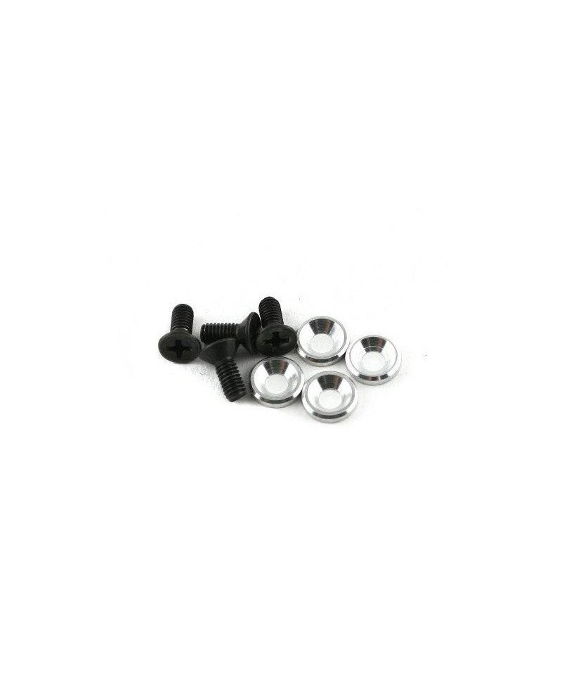 TORNILLOS BANCADA MOTOR + ARANDELAS (4u.) MBX6/7/7R/8 MUGEN