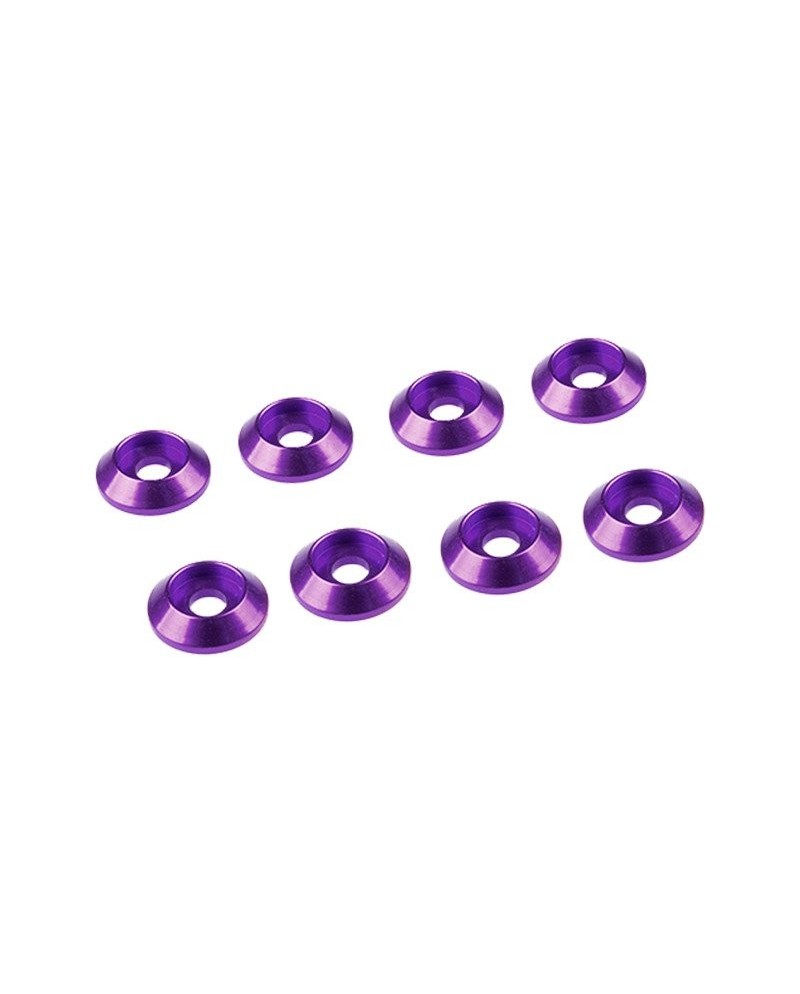 ARANDELA CABEZA CILINDRICA 3MM PURPURA (8u.)