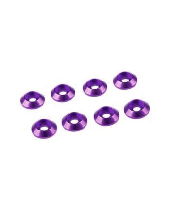 ARANDELA CABEZA CILINDRICA 3MM PURPURA (8u.)