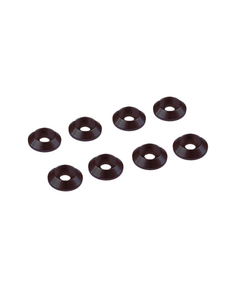 ARANDELA CABEZA CILINDRICA 3MM NEGRA (8u.)