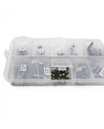 KIT TORNILLOS M3 (200u.) EN CAJA DOBLE ULTIMATE