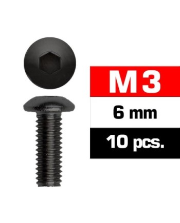 TORNILLOS M3x6mm BOTON (10u.)