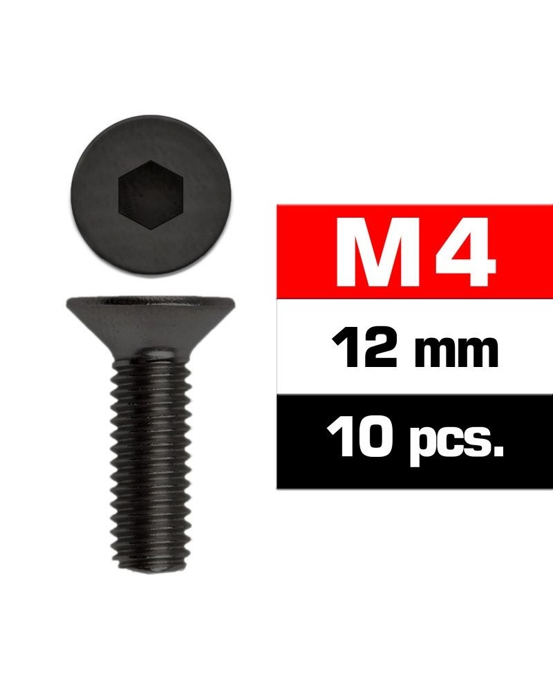 TORNILLOS M4x12mm AVELLANADO (10u.)