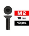 TORNILLOS M2x10mm AVELLANADO (10u.)
