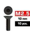TORNILLOS M2,5x10mm AVELLANADO (10u.)