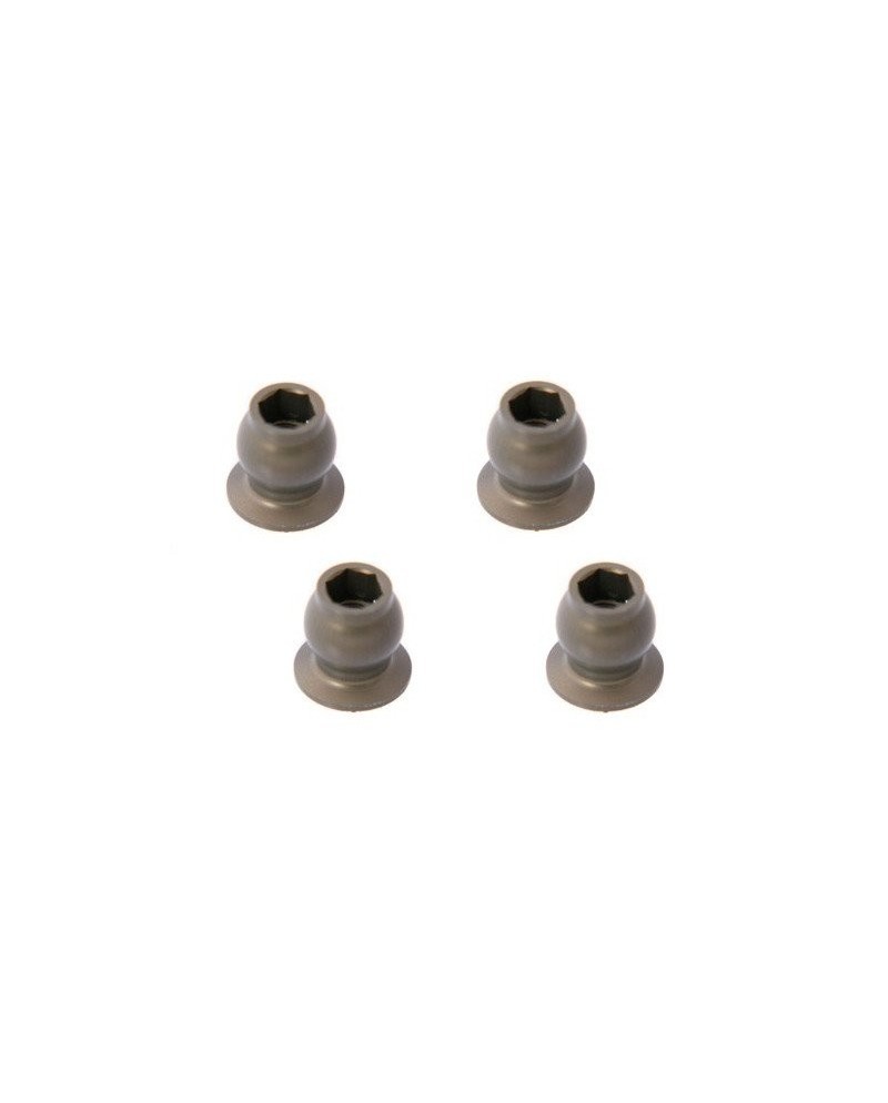 ROTULAS ALUMINIO 6mm MTX-6 MUGEN (4u.)