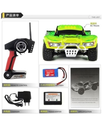 COCHE ELECTRICO RTR 1/18 SHORT COURSE 4WD 2.4GHZ - WLTOYS A949