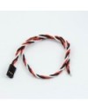 CONECTOR FUTABA MACHO CON CABLE TRENZADO (30cm)