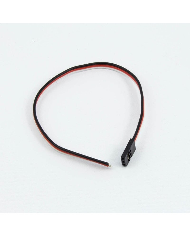 CONECTOR FUTABA MACHO CON CABLE (20cm)