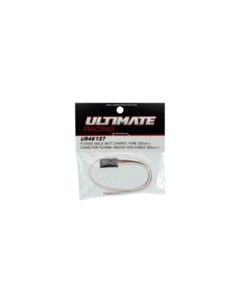 CONECTOR FUTABA MACHO CON CABLE (20cm)