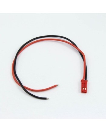 CONECTOR BEC MACHO CON CABLE (20cm)