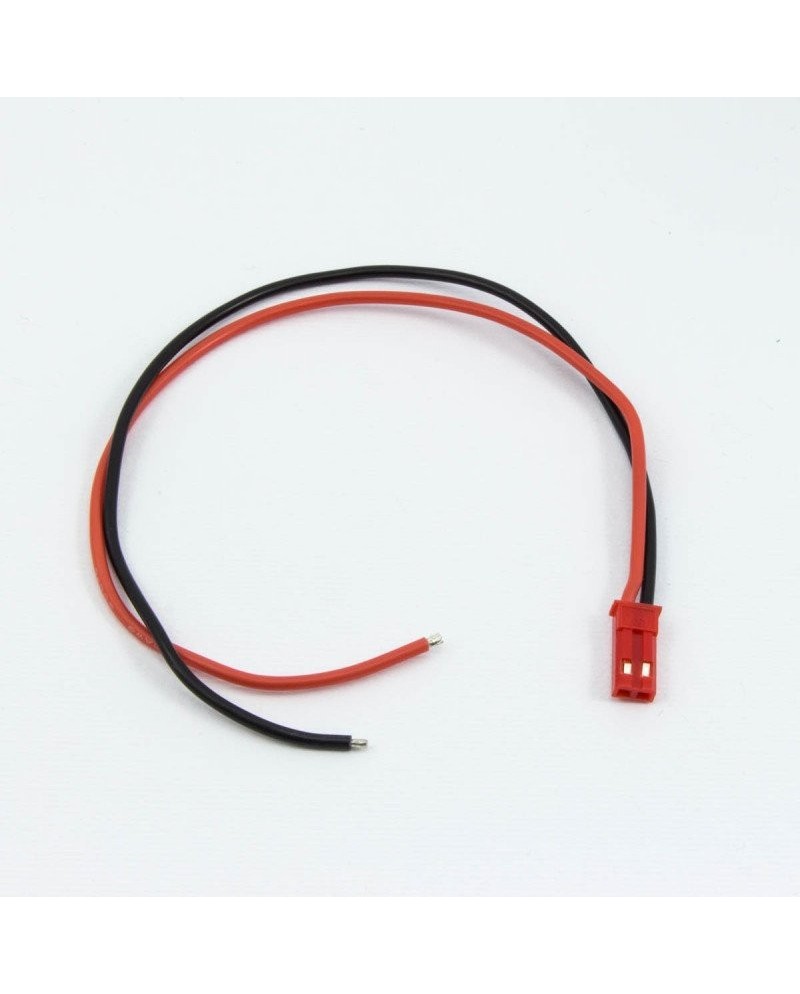 CONECTOR BEC MACHO CON CABLE (20cm)