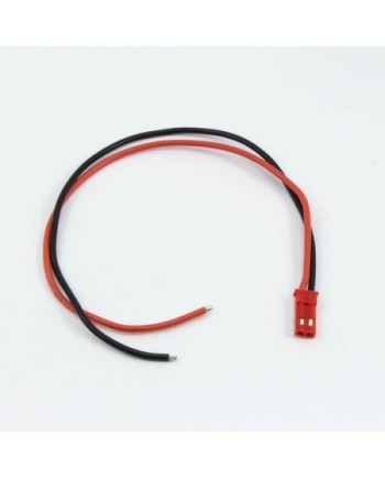 CONECTOR BEC MACHO CON CABLE (20cm)