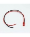 CONECTOR BEC MACHO CON CABLE (20cm)