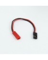 ADAPTADOR BEC HEMBRA A FUTABA MACHO (10cm)