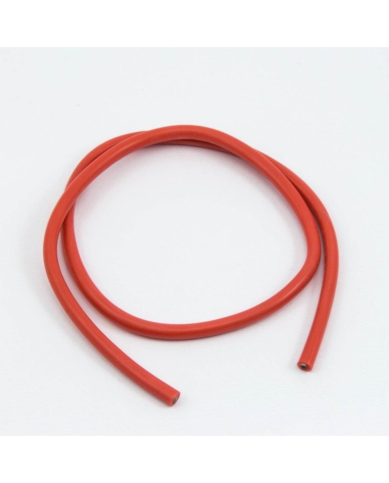 CABLE SILICONA ROJO 12awg (50cm)
