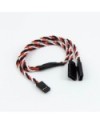 "Y" CONECTOR FUTABA CABLE TRENZADO (30cm)