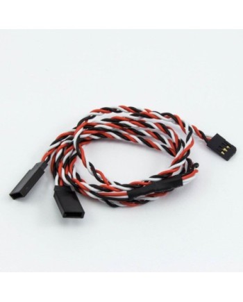 "Y" CONECTOR FUTABA CABLE TRENZADO (60cm)