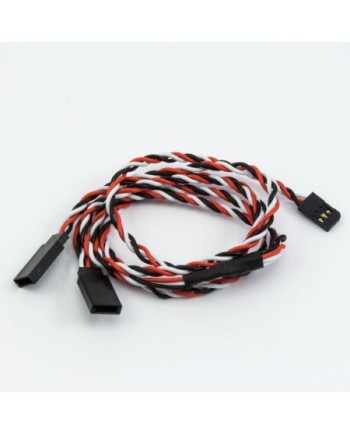 "Y" CONECTOR FUTABA CABLE TRENZADO (60cm)