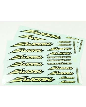 HOJA ADHESIVOS (BLANCO) (2u.) SWORKZ