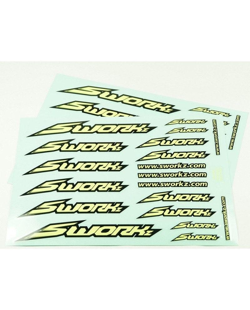HOJA ADHESIVOS (BLANCO) (2u.) SWORKZ