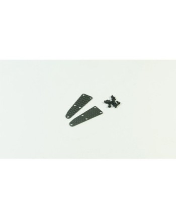 SET CUBIERTAS TRAPECIOS DELANTEROS CARBONO 1 MM (2u.) S35-4 SWORKZ