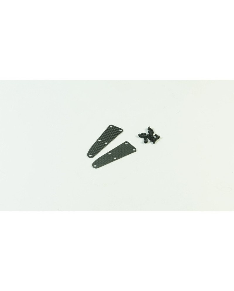 SET CUBIERTAS TRAPECIOS DELANTEROS CARBONO 1 MM (2u.) S35-4 SWORKZ