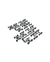 SET INSERTS DURADEROS GRISES (2 SETS) S35-4/5/5E SWORKZ