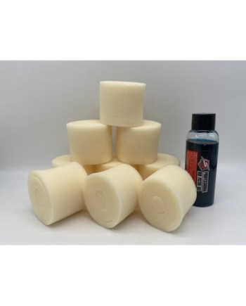SET COMBO ESPUMA FILTRO AIRE ALTA DENSIDAD CON ACEITE (9u.) S35-4/5 SWORKZ
