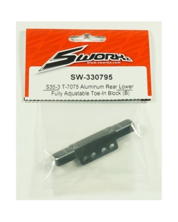 PLACA CONVERGENCIA INF. TRAS. TRAS. + 0,5 GRADOS S35-4 SWORKZ