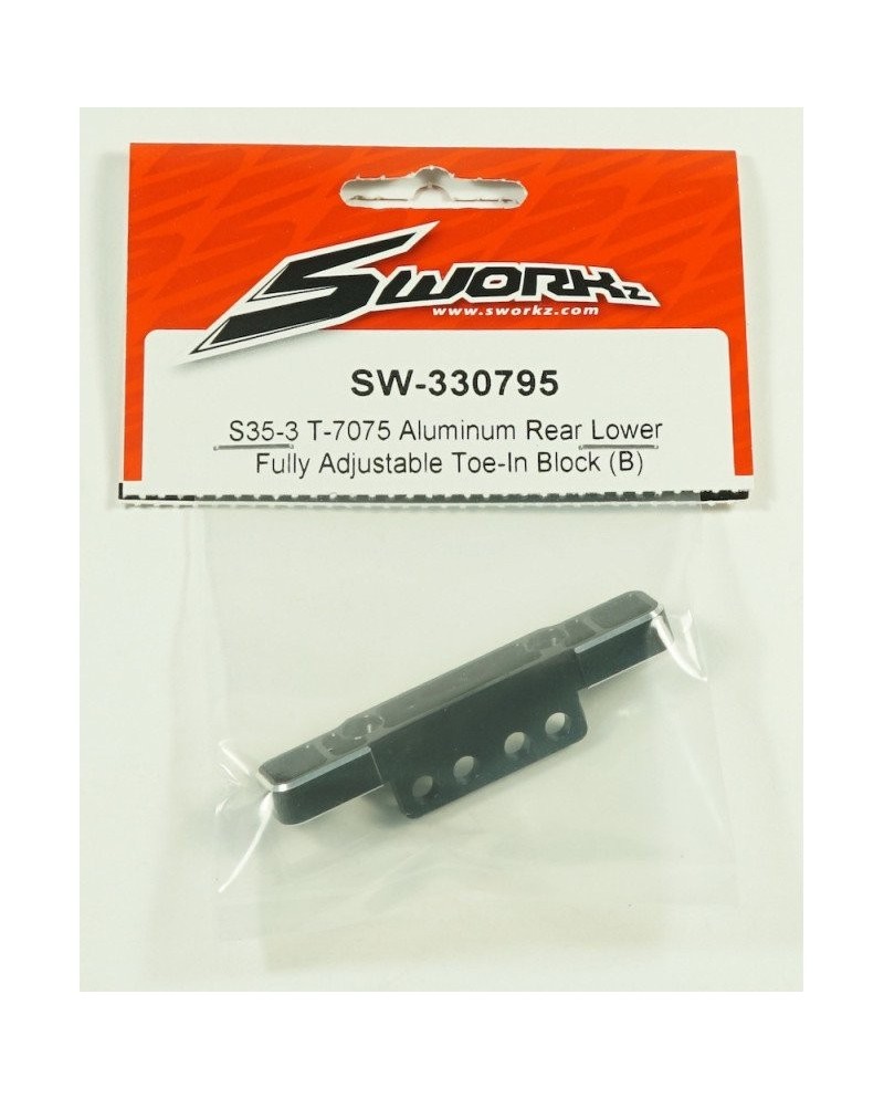 PLACA CONVERGENCIA INF. TRAS. TRAS. + 0,5 GRADOS S35-4 SWORKZ