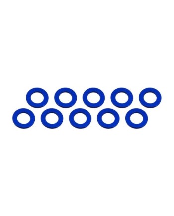ARANDELAS ALUMINIO (3x6x0,5mm) AZUL (10u.)