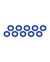 ARANDELAS ALUMINIO (3x6x0,5mm) AZUL (10u.)