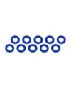 ARANDELAS ALUMINIO (3x6x0,5mm) AZUL (10u.)