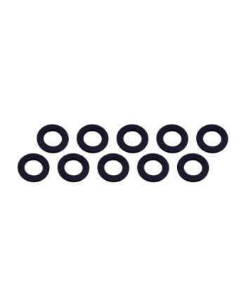 ARANDELAS ALUMINIO (3x6x0,5mm) NEGRA (10u.)