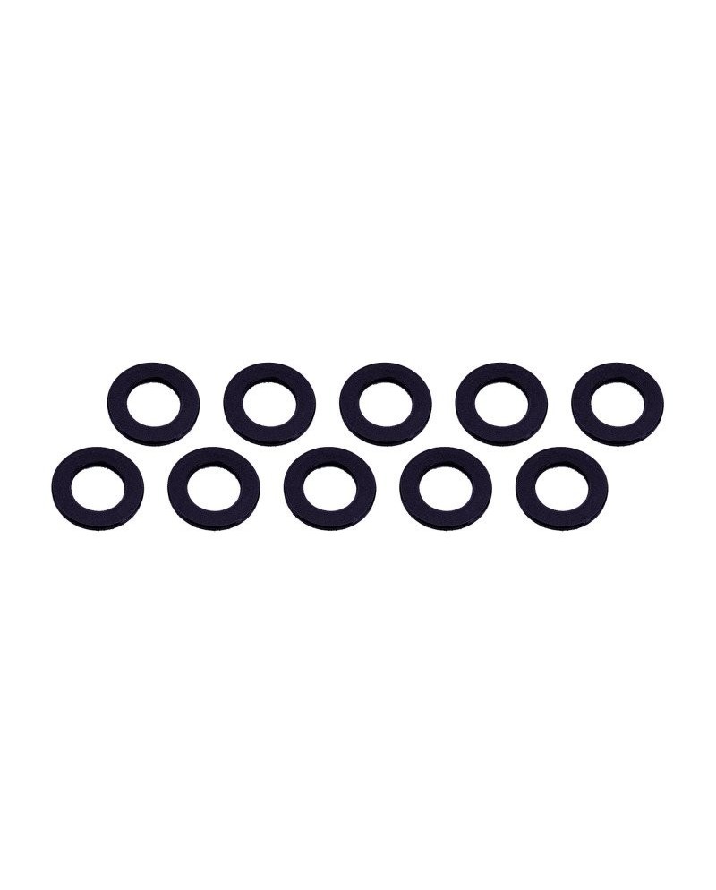 ARANDELAS ALUMINIO (3x6x0,5mm) NEGRA (10u.)