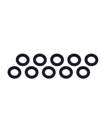ARANDELAS ALUMINIO (3x6x0,5mm) NEGRA (10u.)