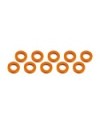 ARANDELAS ALUMINIO (3x6x1mm) NARANJA (10u.)