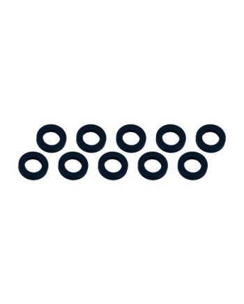 ARANDELAS ALUMINIO (3x6x1mm) NEGRA (10u.)