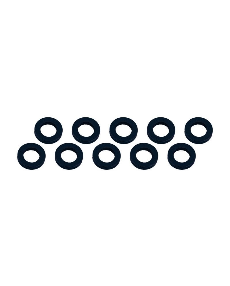 ARANDELAS ALUMINIO (3x6x1mm) NEGRA (10u.)