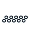 ARANDELAS ALUMINIO (3x6x1mm) NEGRA (10u.)