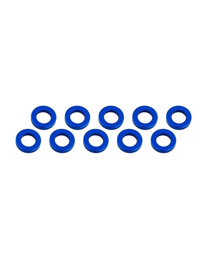 ARANDELAS ALUMINIO (3x6x2mm) AZUL (10u.)