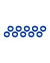 ARANDELAS ALUMINIO (3x6x2mm) AZUL (10u.)