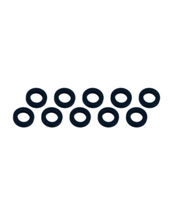 ARANDELAS ALUMINIO (3x6x2mm) NEGRA (10u.)