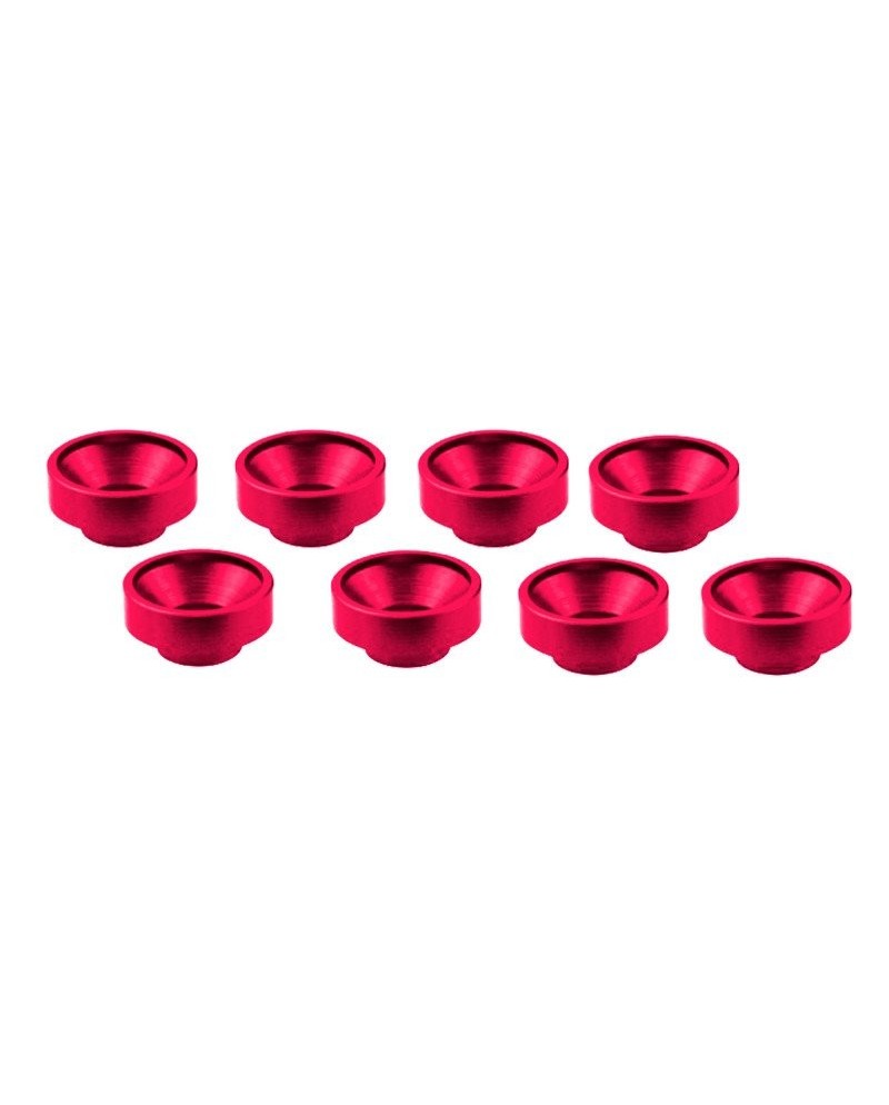 ARANDELAS ALUMINIO PARA SERVO ROSA (8u.)