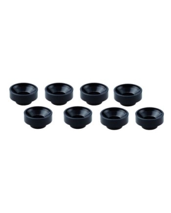 ARANDELAS ALUMINIO PARA SERVO NEGRA (8u.)