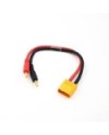 CABLE CARGA CON CONECTOR XT90 (20cm)