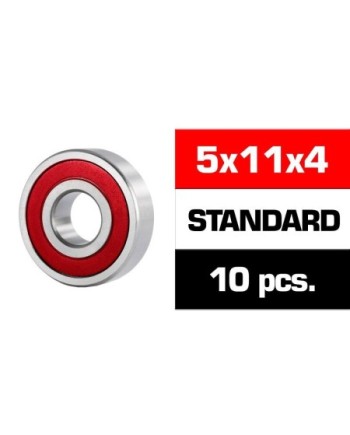 5x11x4mm KIT RODAMIENTOS "HS" TAPAS GOMA (10u.)